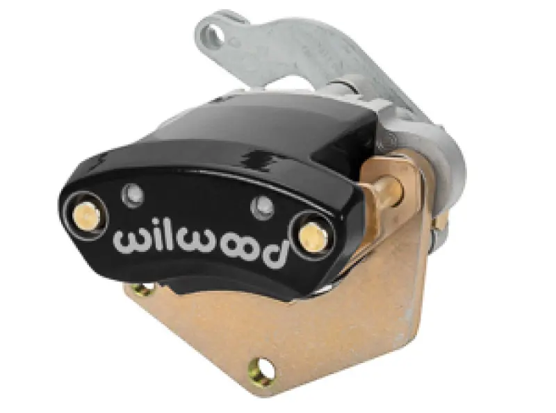 Wilwood Mechanical Parking Brake Caliper – Left-Hand Mount, 2.00-Inch Bracket, 1.10-Inch Rotor, Matte Black Finish 1