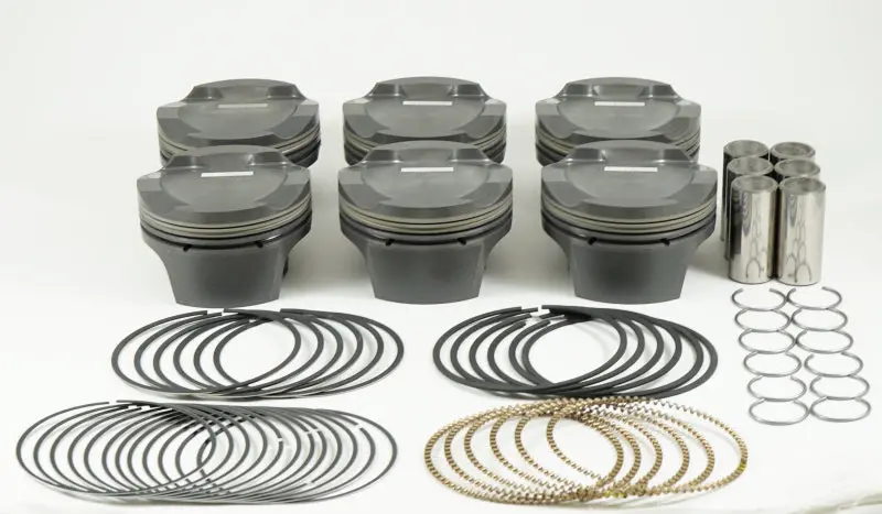 Mahle N54 B30 Forged Pistons – 84.5Mm Bore × 31.7Mm Stroke, 17.2Cc Chamber, 314G, 10.3:1 Cr (6-Piece Set) 1