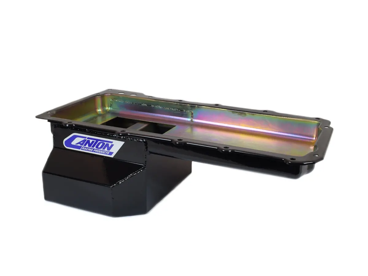 Canton Ls1/Ls6 Drag Race Oil Pan – Steel Construction, Black Finish (Model 13-274Blk) 1