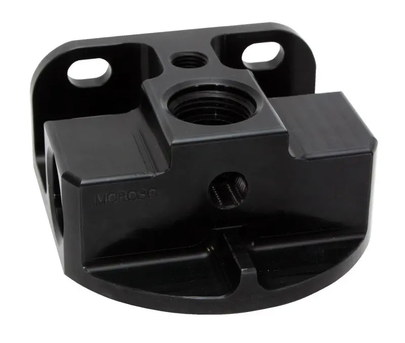 Moroso Remote Oil Filter Adapter – Side-Port Mount, Dual Threads (13/16"-16 & 3/4"-16), 22Mm Standard 1