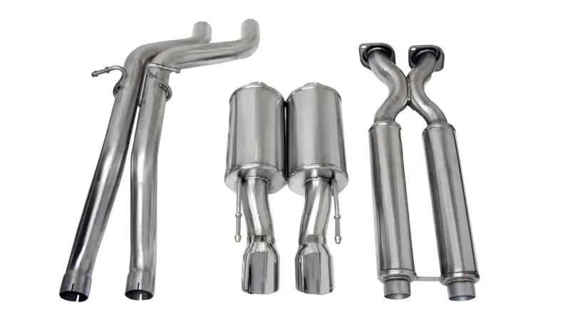 Corsa Sport Cat-Back Exhaust System – Polished Finish For 2006–2010 Jeep Grand Cherokee 6.1L V8 1