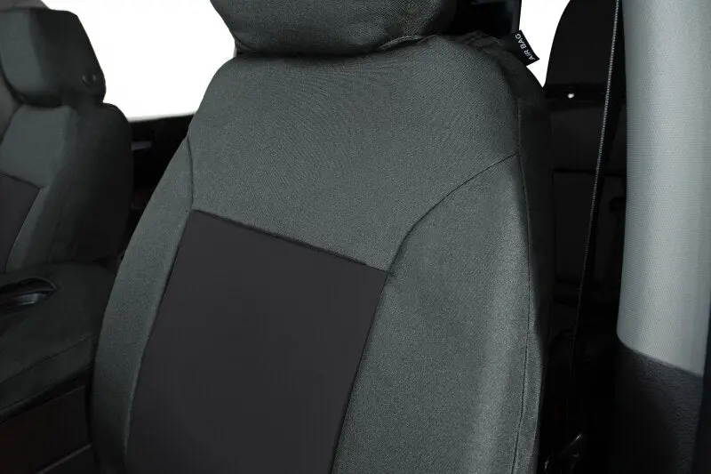 Covercraft Charcoal/Black Endura Precisionfit Front Seat Covers For 2021–2024 Ford F-150 1