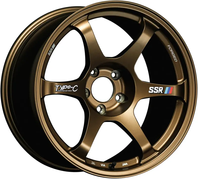Ssr Type-C Forged Racing Wheel – 17X9.0, +38 Offset, 5X100, Racing Bronze Finish 1