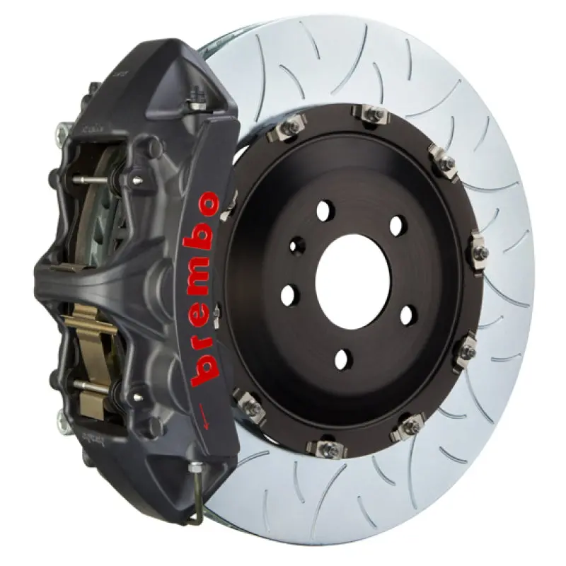 Brembo Gts Big Brake Kit For 2015–2019 Porsche Macan Turbo – Front, 6-Piston Calipers, 405X34Mm Slotted Rotors 1