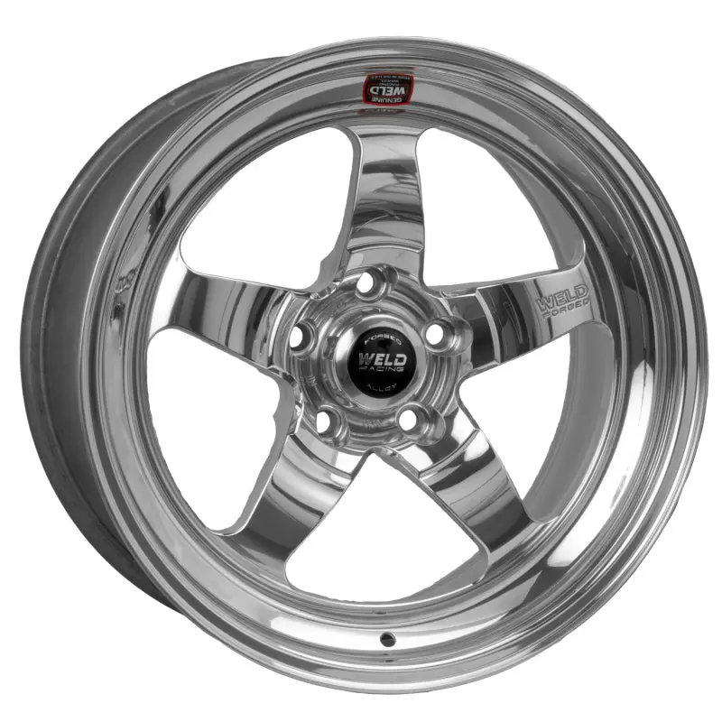 Weld S71 17X5 / 5X4.5 Bp / 2.2In. Bs Polished Wheel (High Pad) - Non-Beadlock 1