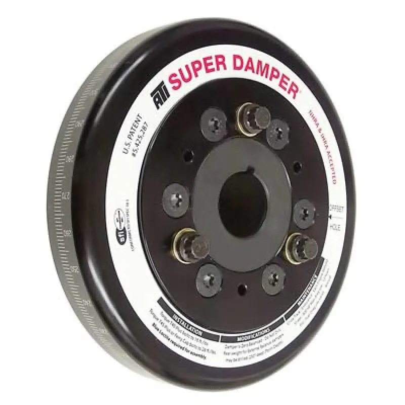 Ati Super Damper For Ls1/Ls2 Engines – 5.67-Inch Aluminum Harmonic Balancer, 6-Groove, 25% Underdrive, No A/C, One-Piece Design 1