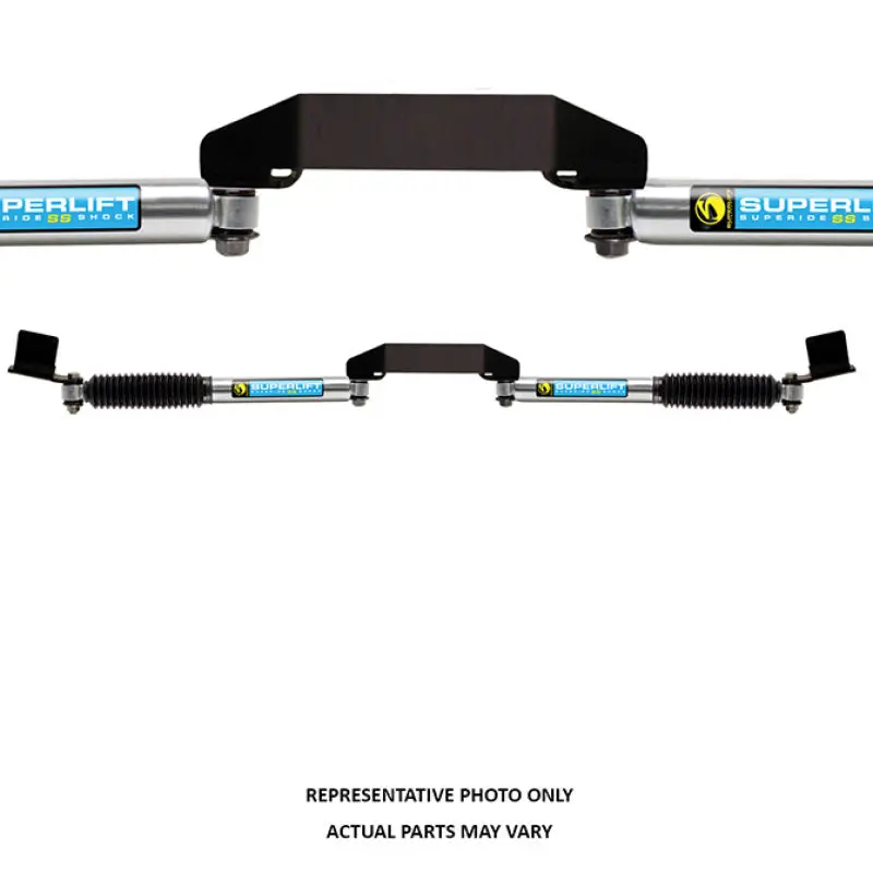 Superlift Dual Steering Stabilizer Kit For 2009–2013 Ram 2500/3500 4Wd – Sr Ss By Bilstein (Gas-Charged) 1