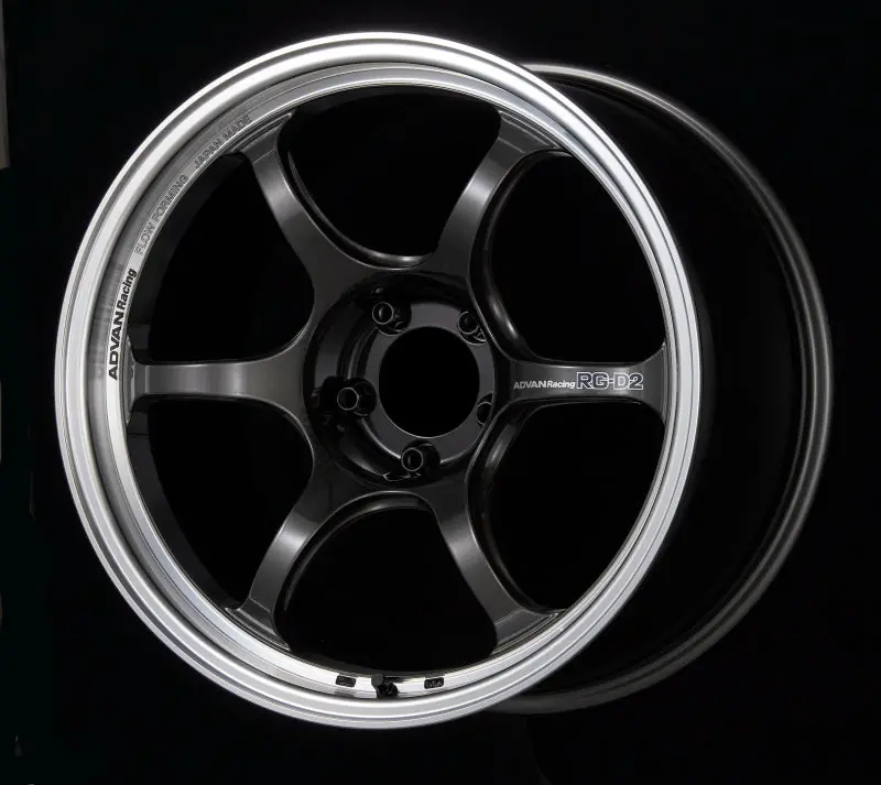 Advan Rg-D2 Forged Wheel — 18×10.5", +15Mm Offset, 5×114.3, Black Gunmetal Finish With Machined Lip 1