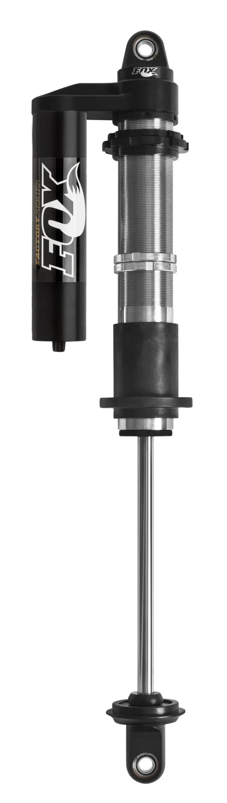 Fox 2.5 Factory Series Piggyback Coilover Shock – 8" Travel, Custom Valving, Black 1