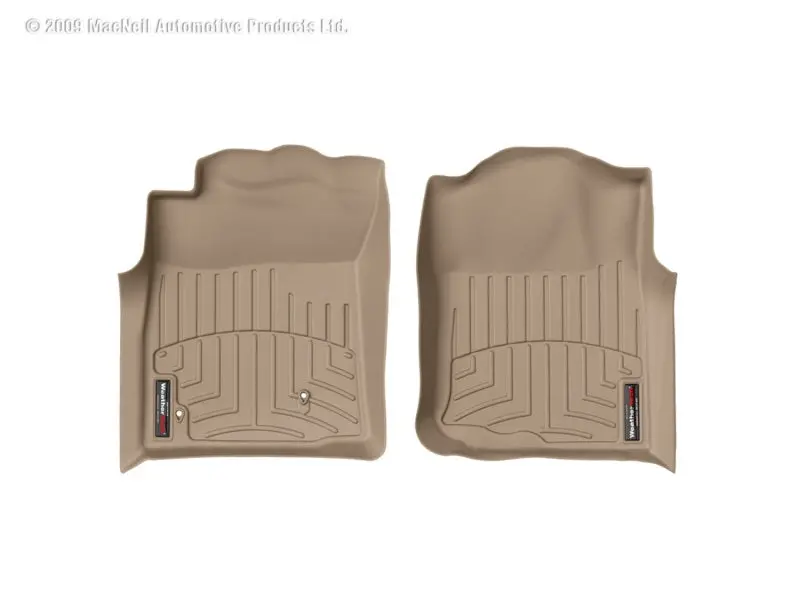 Weathertech Front Floor Liners For 2005–2011 Toyota Tacoma Access Cab – Tan 1