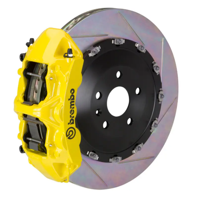 Brembo Gt Big Brake Kit – Front, 6-Piston Calipers, Slotted 405X34Mm Rotors For 2009–2015 Cadillac Cts-V 1