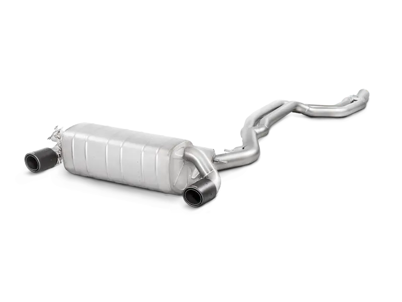 Akrapovic Evolution Line Stainless Steel Cat-Back Exhaust System With Carbon Tips For 2016–2017 Bmw M140I (F21), Requires Link Pipe 1