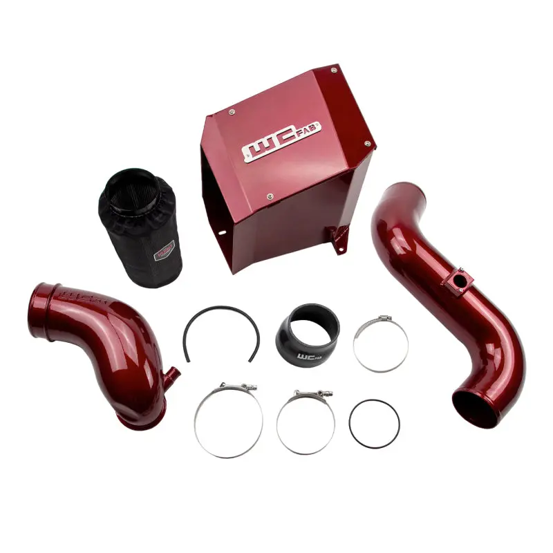 Wehrli 06-07 Duramax Lbz 4In Intake Kit Stage 2 - Red 1
