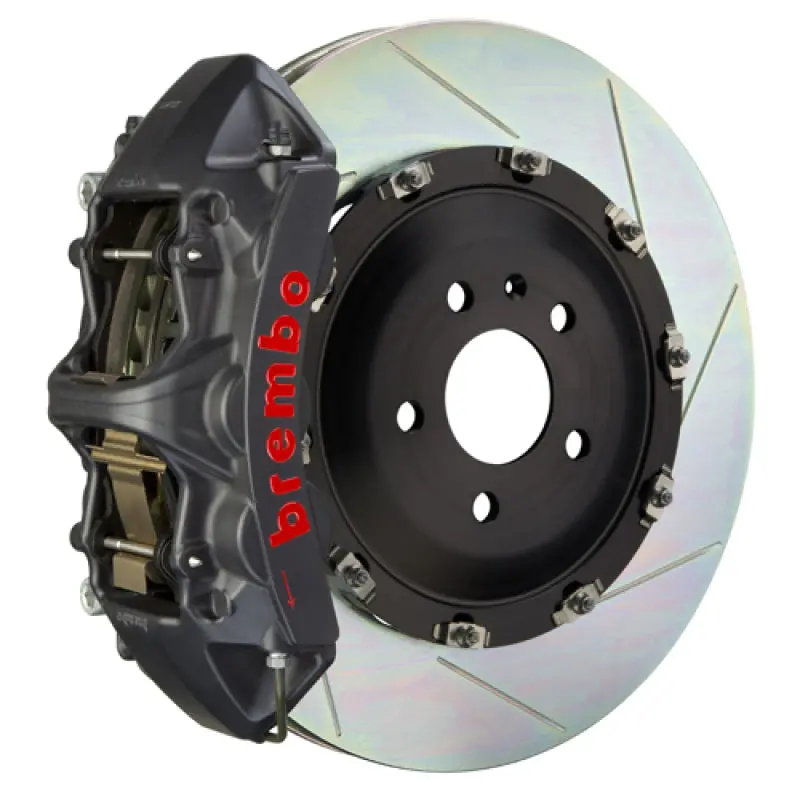 Brembo Gts Big Brake Kit For 2009–2015 Cadillac Cts-V – Front 6-Piston Calipers With 405X34Mm Two-Piece Slotted Rotors (Type-1, Black Finish) 1