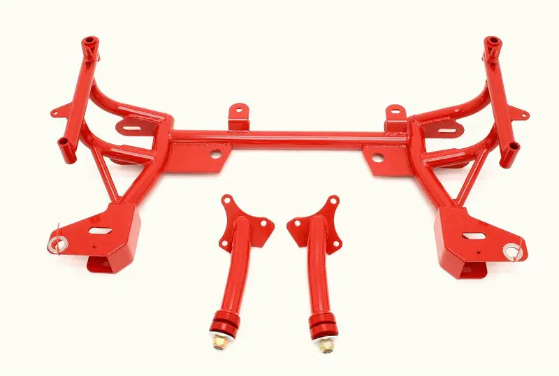 Bmr K-Member For 1993–2002 F-Body Vehicles – Compatible With Turbo Sbc/Bbc Engines & Standard Rack Mounts (Red Finish) 1