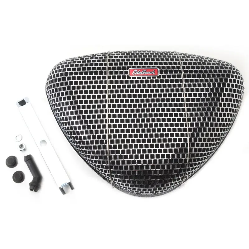 Edelbrock Pro-Flo 1000 Series Triangular Chrome Air Cleaner – 11.375" X 8.375" X 3" 1