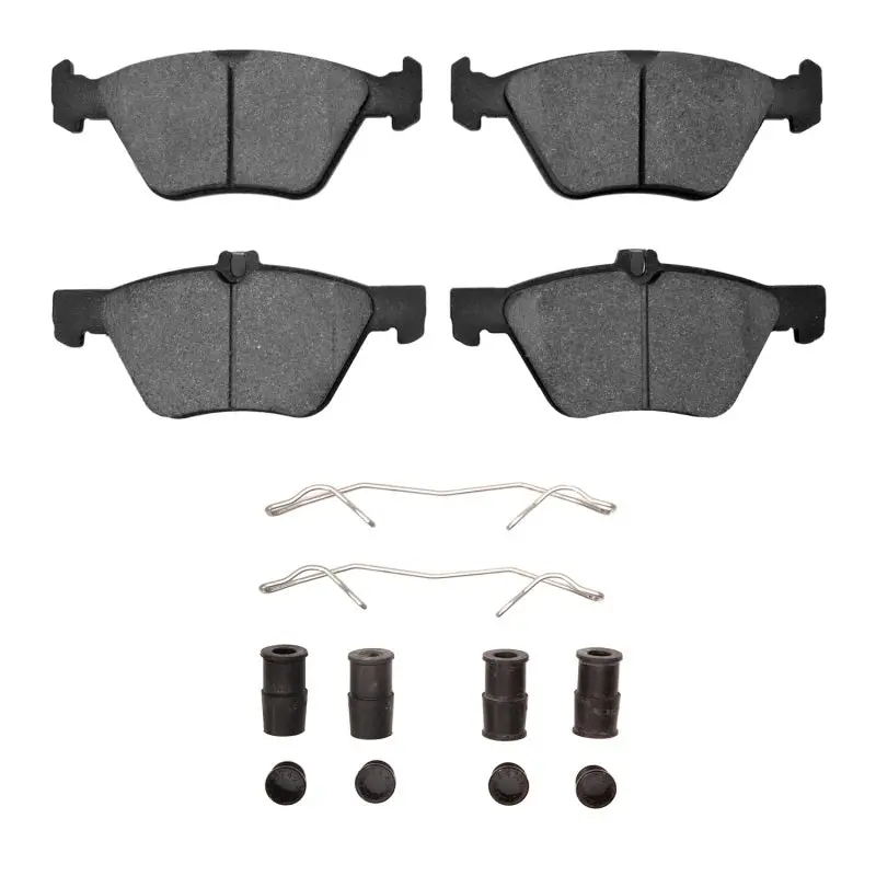 R1 Front Semi-Metallic Brake Pad & Hardware Kit For Canadian-Spec 2004–2009 Mercedes-Benz E280 1