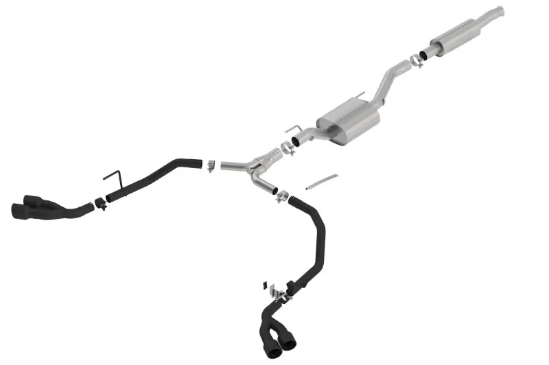 Borla S-Type Cat-Back Exhaust System For 2020 Jeep Gladiator Jt (3.6L V6, Awd, At/Mt) 1