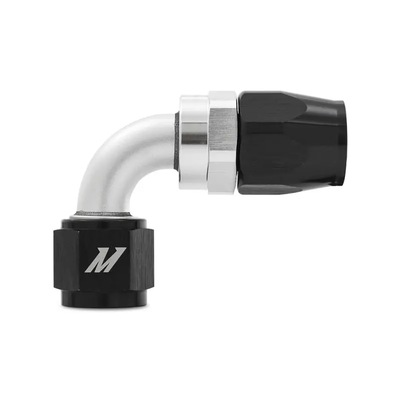 Mishimoto -4An Black Anodized 90-Degree Aluminum Fitting – Precision-Machined For Coolant And Oil Lines 1