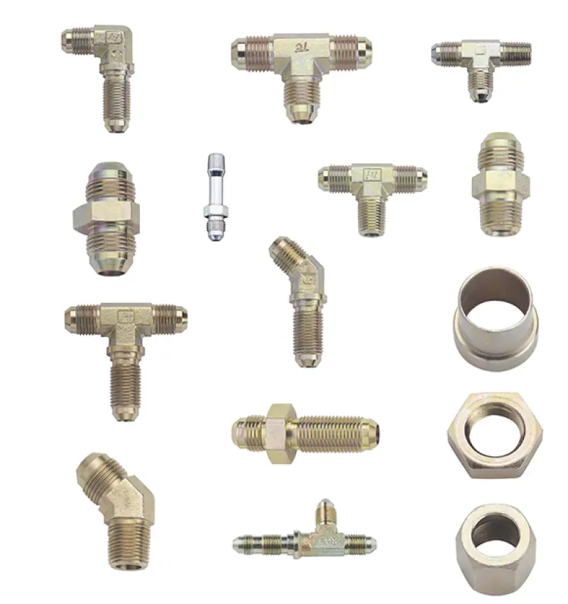Fragola -4An Straight Union Fitting – Precision-Machined Steel 1