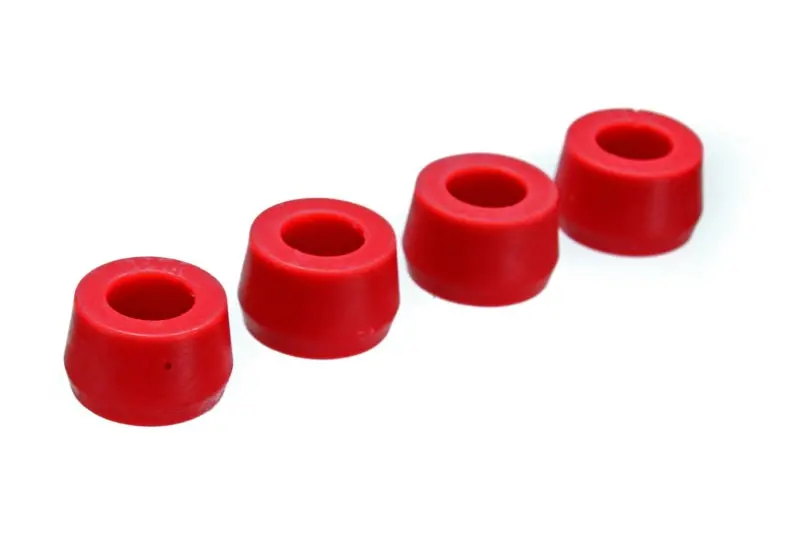 Energy Suspension Red Polyurethane Half Shock Bushings – Hourglass Style, 5/8-Inch Id, Od Range 1 To 1-1/8 Inches 1