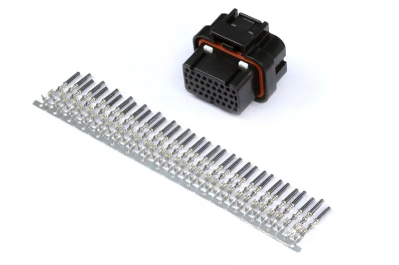 Haltech Amp 34-Pin Superseal Connector Plug With 4-Row Housing And 3-Keyway Pins 1