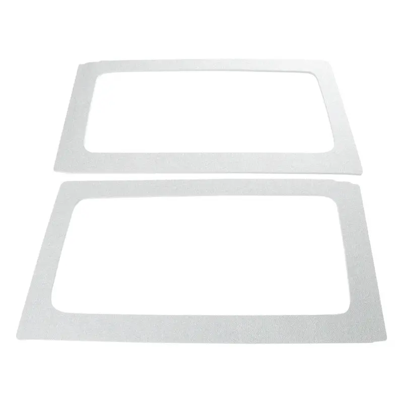 Dei Boom Mat Trim Kit For 2011–2018 Jeep Wrangler Jk 2-Door – Rear Side Window, Two-Piece, White 1