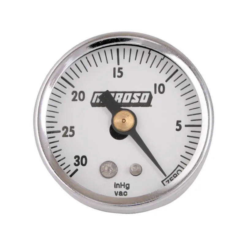 Moroso 1.5-Inch Vacuum Gauge (0–30 In Hg) For Engine Diagnostics 1