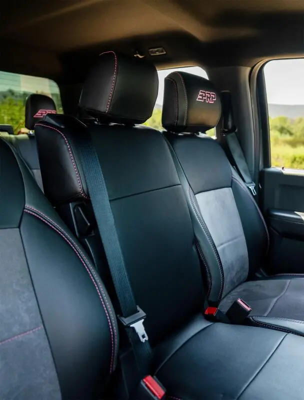 Prp 2015+ Ford F150 / 2017+ Super Duty Center Jump Seat Cover W/ Std. Console - Red 2
