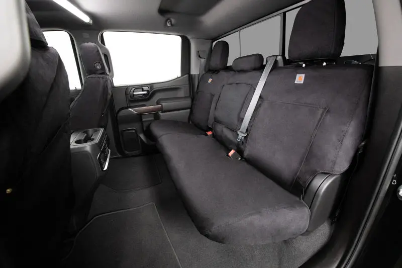 Covercraft Carhartt Super Dux Custom Seat Covers For 2023–2025 Chevy Colorado – Second Row, Black 1