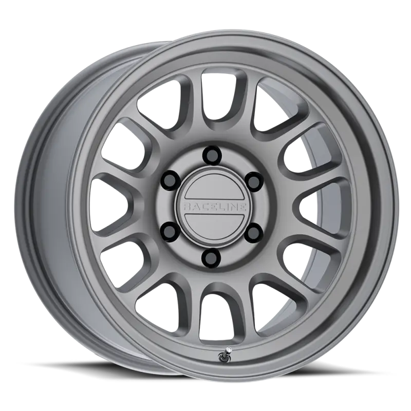 Raceline 958T Rogue Wheel — 17×8.5", 8×170Mm Bolt Pattern, 0Mm Offset, 130.81Mm Center Bore, Matte Titanium Finish 1