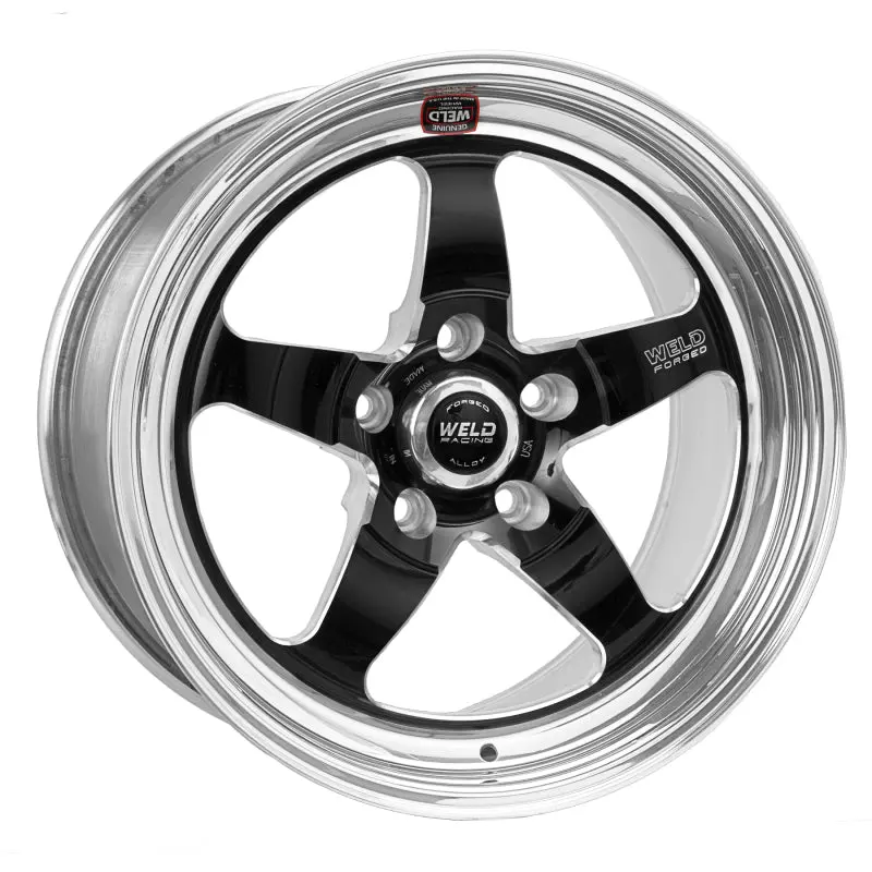 Weld S71 18X9.5 / 5X4.75 Bp / 7.2In. Bs Black Wheel (Medium Pad) - Non-Beadlock 1