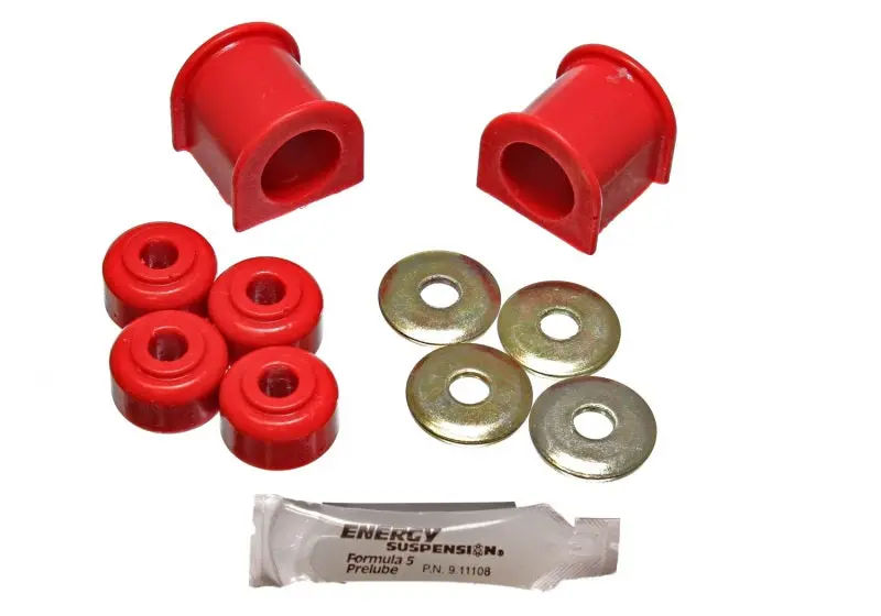 Energy Suspension 24Mm Red Polyurethane Front Sway Bar Bushings 1