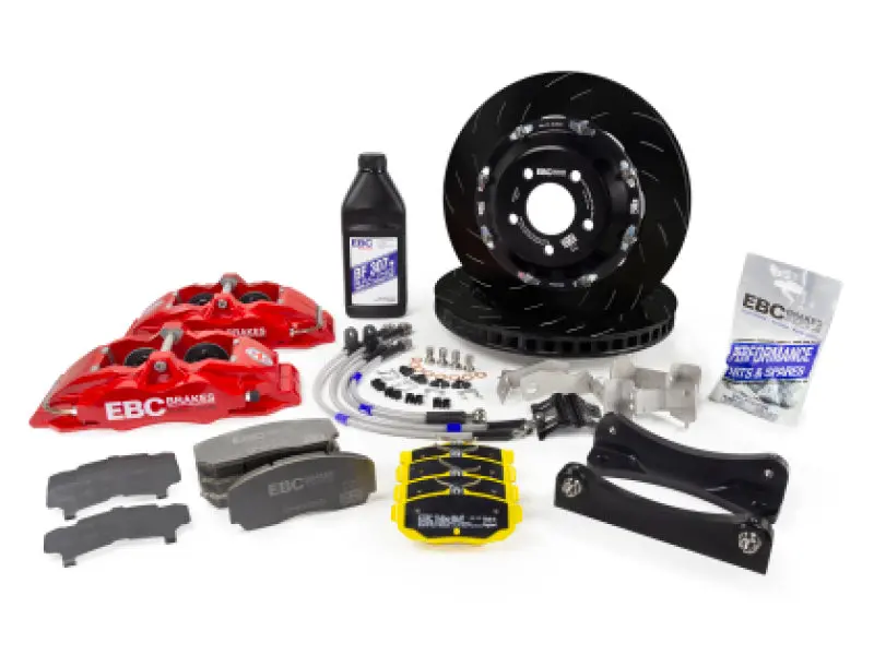 Ebc Racing Apollo-4 Big Brake Kit For Bmw F80/F82/F87 M3 (2014–2019) – 380Mm Front Rotors, Black Finish 1