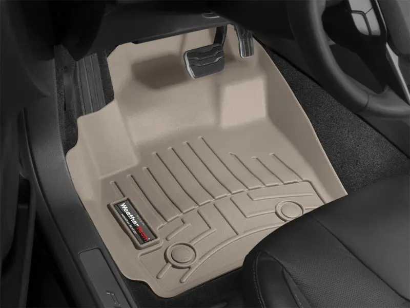 Weathertech Front Floor Liner – Tan Color, Universal Fitment Options Available 1