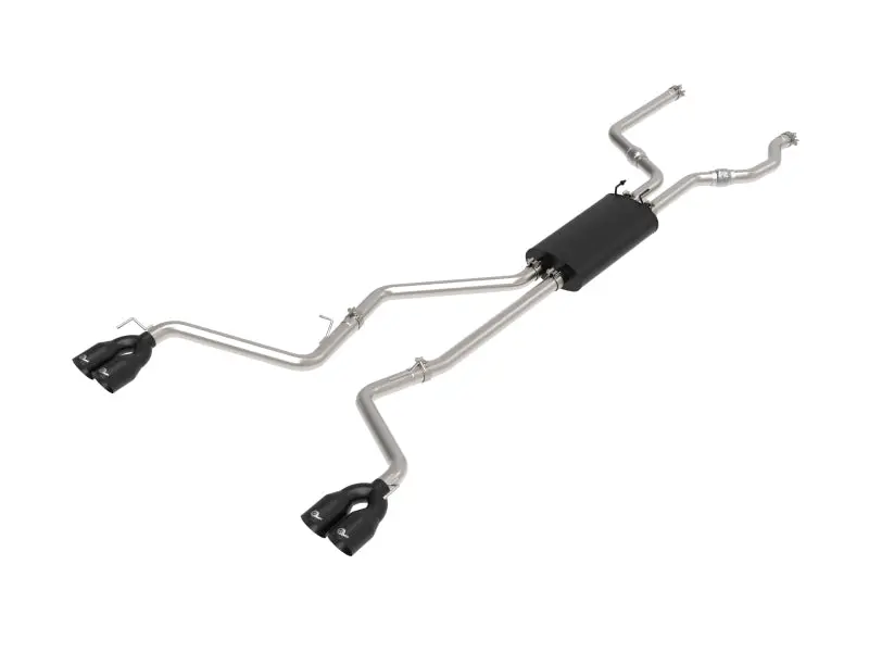 Afe Mach Force Xp Exhaust System – 2.5" 304 Stainless Steel, Black Tips, For 2020–2021 Ford Explorer 3.0L V6 1
