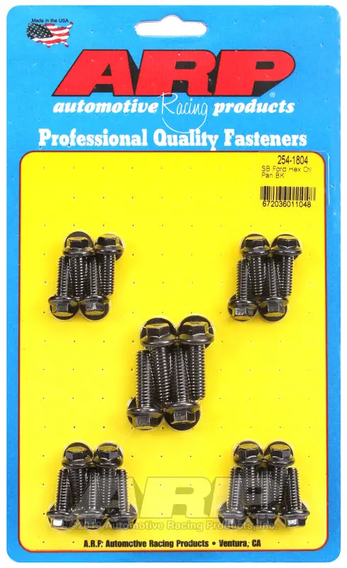 Arp Hex Socket Oil Pan Bolt Kit For Ford Small-Block Engines 1