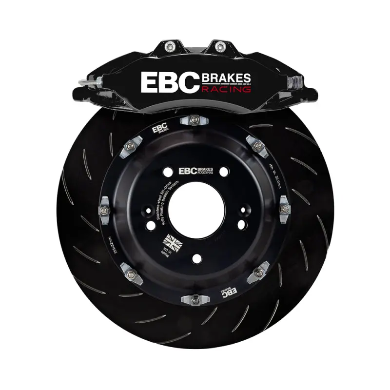 Ebc Racing Apollo-6 Big Brake Kit For 2023+ Nissan 400Z – Black Calipers, 380Mm Rotors (Front) 1