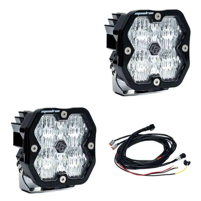 Baja Designs Squadron 2.0 Sport Led Pair – Wide Cornering Beam 1