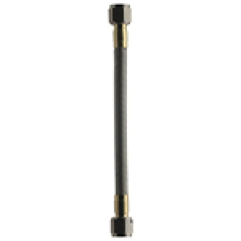 Fragola -8An Straight-To-Straight Stainless Steel Braided Hose Assembly – 24-Inch Length With Steel Nut Fittings 1