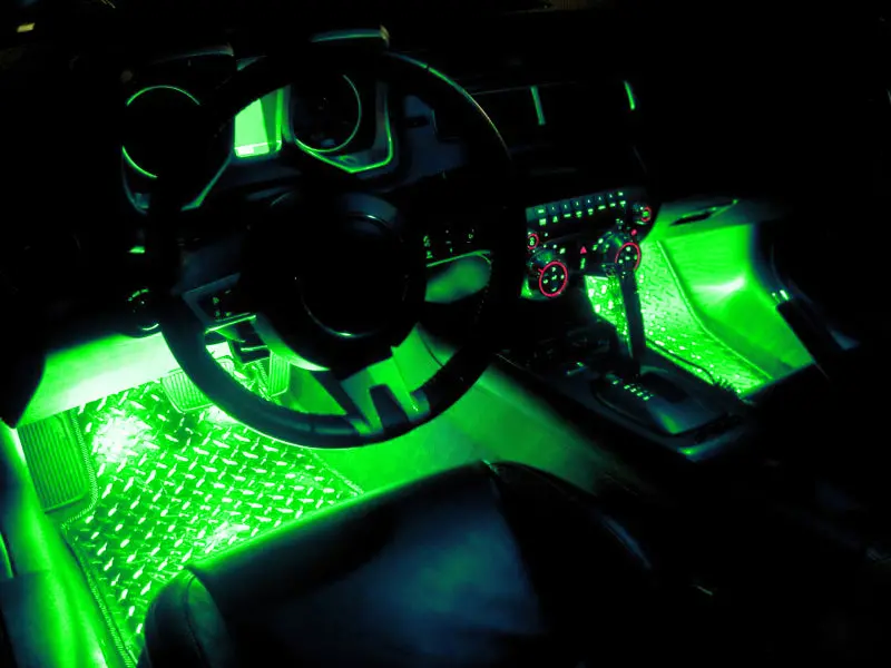 Oracle Lighting 15-Inch Green Led Strip Kit – Retail Packaging, Pair 1