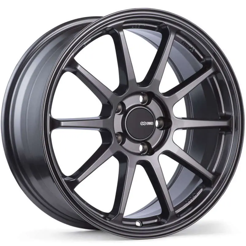 Enkei Px-10 Alloy Wheel – 17×7″, 5×100 Bolt Pattern, 45Mm Offset, 72.6Mm Center Bore, Gunmetal Finish 1