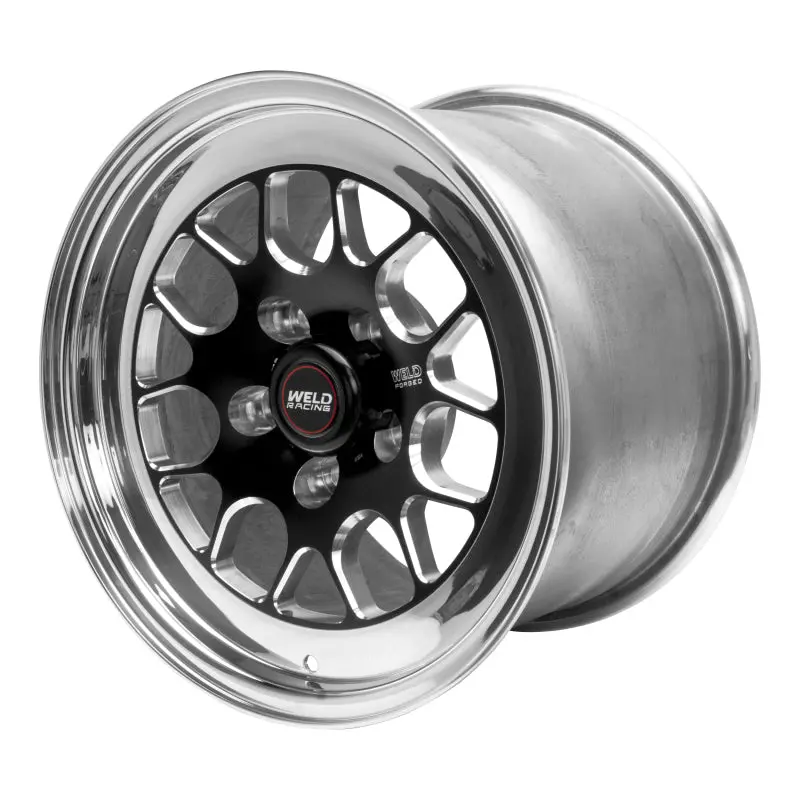 Weld S77 Forged Aluminum Wheel – 15X10.33 Inches, 5X4.75 Bolt Pattern, 7.5-Inch Backspace, Matte Black (Non-Beadlock) 1