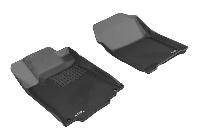 3D Maxpider Custom-Fit Floor Mats For 2012–2016 Honda Cr-V Kagu – First Row, Black 1