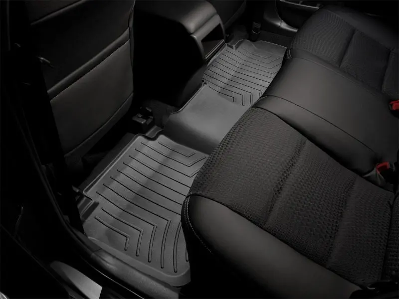Weathertech Floorliner For 2005–2015 Nissan Frontier Crew Cab – Rear, Black, Compatible With Rockford Fosgate Audio System 1
