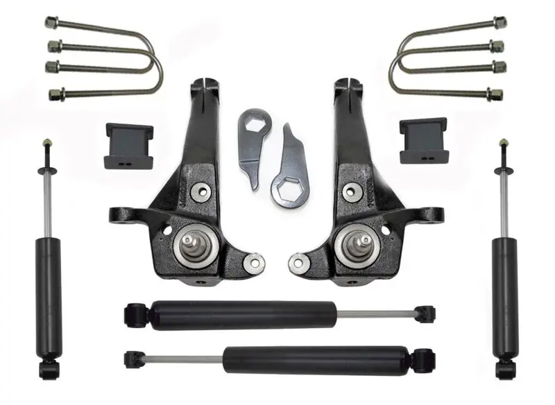 Maxtrac 5" Front / 3" Rear Spindle Lift Kit – For 2001–2009 Ford Ranger 2Wd W/ Torsion Bar Suspension 1