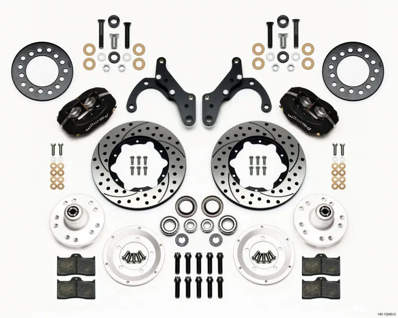 Wilwood Forged Dynalite Front Brake Kit – 11" Drilled Rotors – Compatible With 1969–1970 Impala & 1969–1982 Corvette 1
