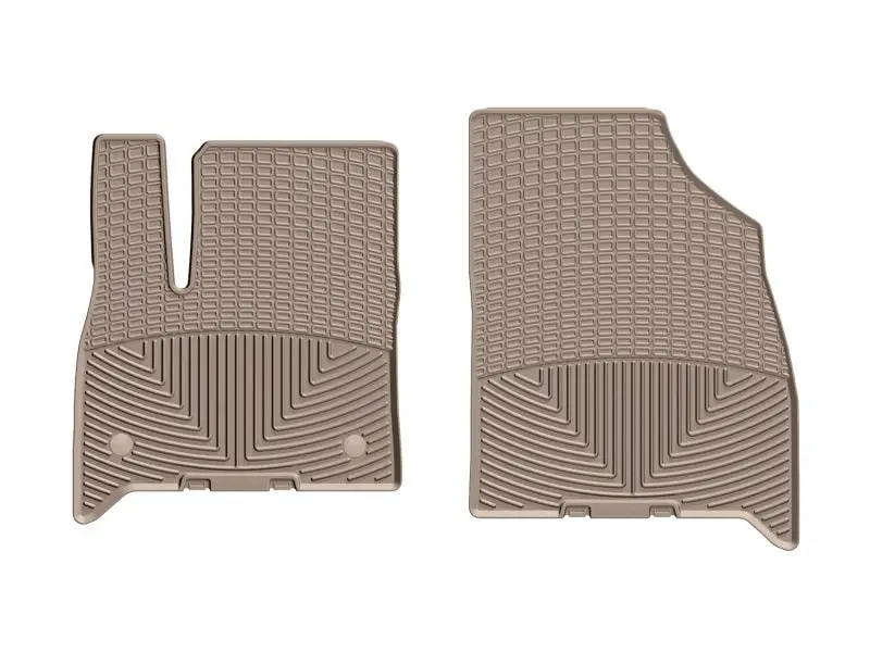 Weathertech 2018+ Buick Enclave Front Rubber Mats - Tan 1