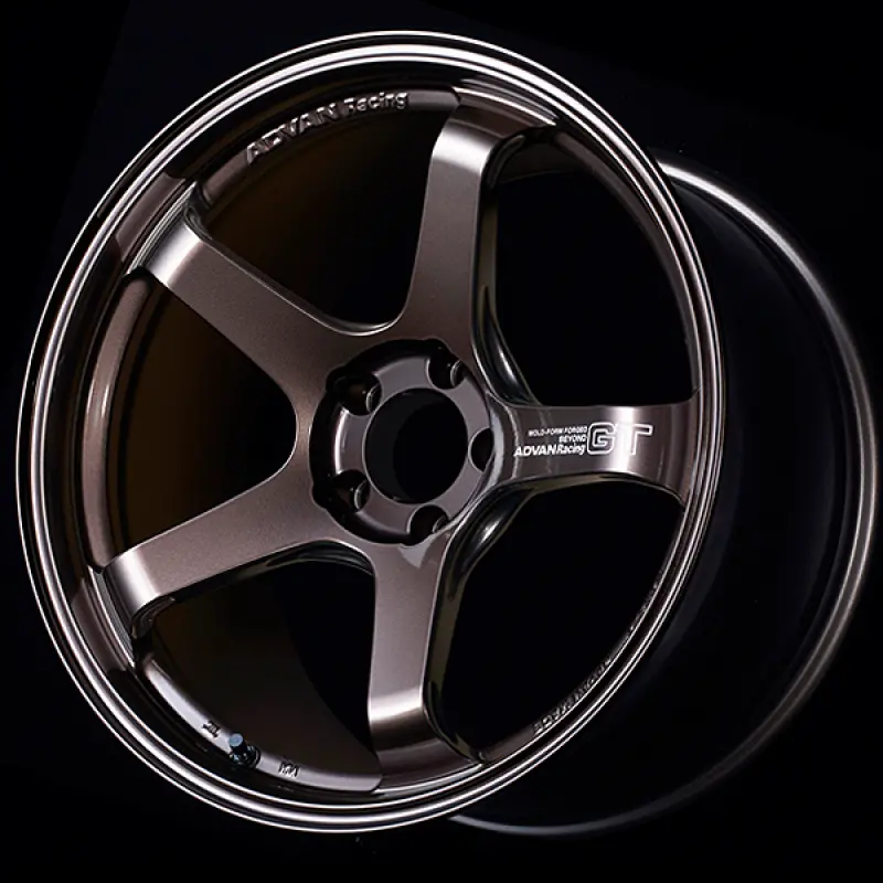 Advan Gt Beyond Forged Alloy Wheel – 17X10 Inches, +35Mm Offset, 5X114.3 Bolt Pattern, Racing Copper-Bronze Finish 1