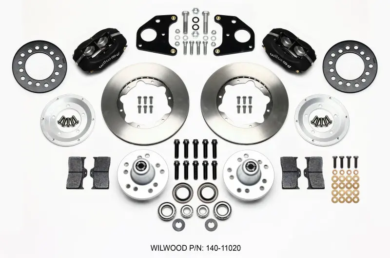 Wilwood Forged Dynalite Front Drum Brake Kit – 11" Diameter, Fits 1962–1972 Cdp B & E Body Vehicles 1